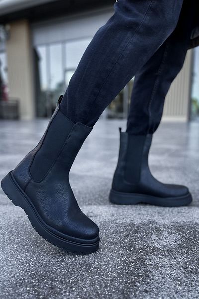 BZ Moda B223 Alaska - Orthopedic Sole Daily Ανδρικά Αθλητικά Μποτάκια, Μαύρα