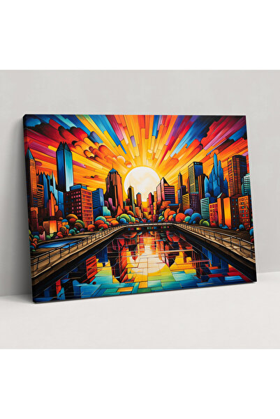 PaintedAnarchy Graffiti Cityscape Canvas Print - Graffiti, Canvas Print, Ener...