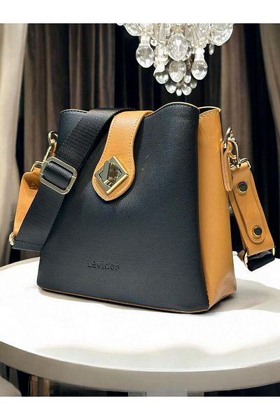 Levidor Faux Leather Special Color Shoulder Bag - Hand and Arm Detail, 930167 .SYHCML