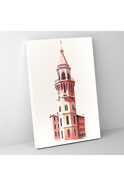 PaintedAnarchy Galata Tower Patterned Duar Art - Simple Illustration, Galata ...
