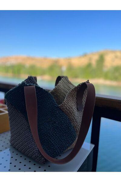 MinikbirDükkan Hasır Renkli Çanta