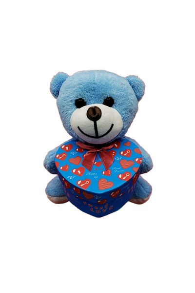 Sarego Heart Box Plush Teddy Bear Sweet Cute Romantic Love Package Surprise Yumoş Love Box Special Day Gift