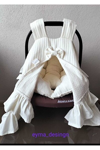 eyma home غطاء عربة أطفال منسوج من القطن بنسبة 100% (مفرد)