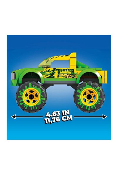 mattel HDJ94 MEGA™ Hot Wheels® Gunkster Monstr Truck 69 parça +5 yaş