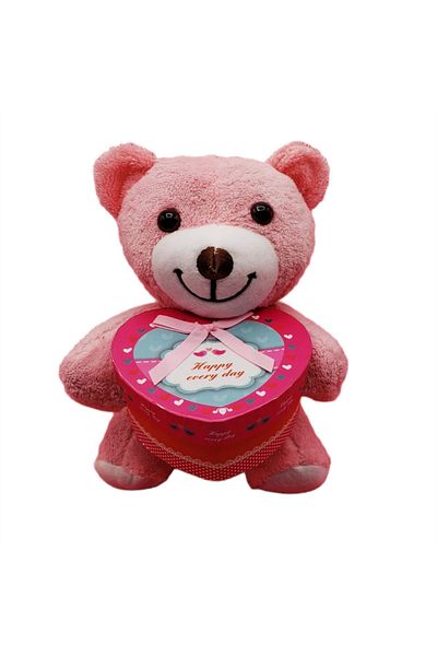 Sarego Heart Box Plush Teddy Bear Sweet Cute Romantic Love Package Surprise Yumoş Love Box Special Day Gift
