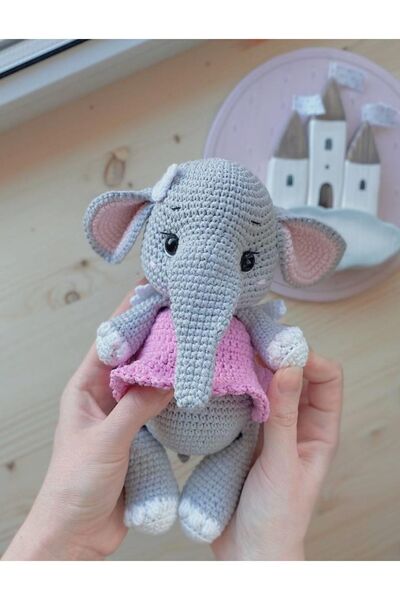 esmanın diyarı Amigurumi  fil uzun burun