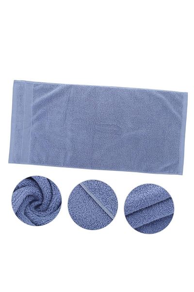 Askıcı Prosoape albastre 100% bumbac în dimensiuni 45x80 - prosop pentru mâini și față