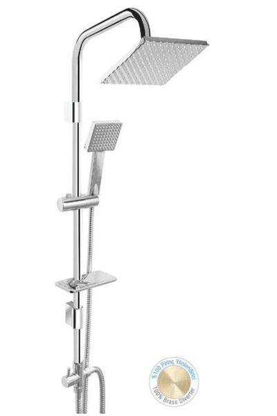 DIAMOND Stalla Tall Krom Sistem Duş Seti Fore