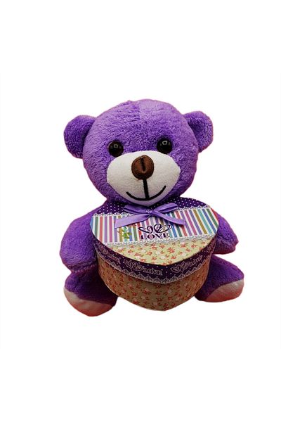 Sarego Heart Box Plush Teddy Bear Sweet Cute Romantic Love Package Surprise Yumoş Love Box Special Day Gift