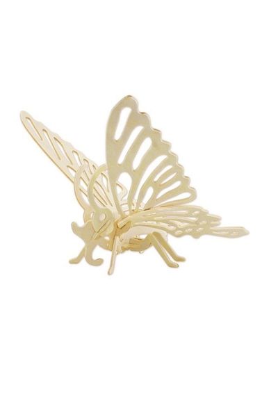 Circle Toys ToyTech 3D Wooden Paintable Model Butterfly