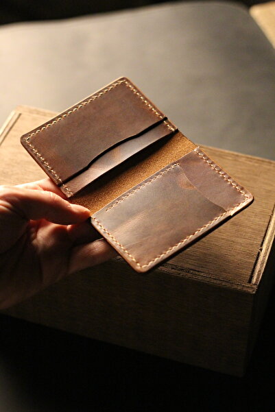 Atölye Çınar Leather Handmade İSME ÖZEL DERİ KARTLIK 3