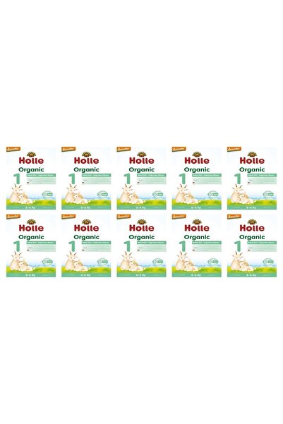 Holle ORGANİK KEÇİ 1 BEBEK SÜTÜ 400 GR 10 ADET