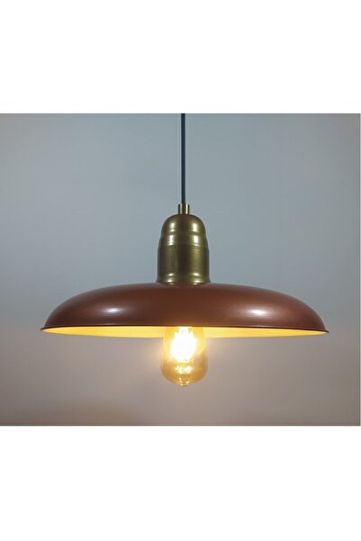 demet habek mylights Bakır Metal Sarkıt Avize Retro Rustik Vintage Avize