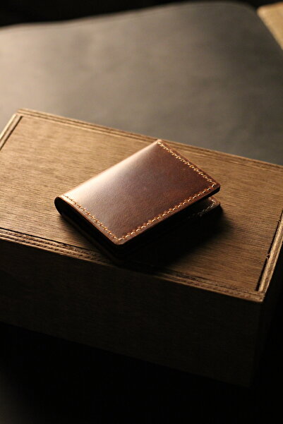 Atölye Çınar Leather Handmade İSME ÖZEL DERİ KARTLIK 3