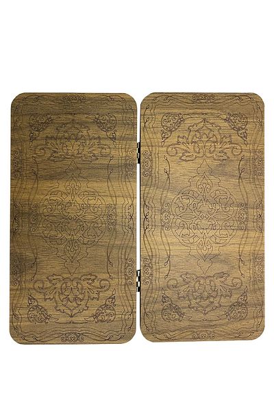 Uçandaire لعبة الطاولة الصغيرة مقاس 24 × 24 سم - نمط شجرة الصلاة، طوابع بلاستيكية، تابلو مع حزام كتف على الظهر