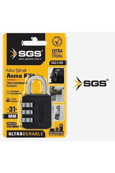 SGS Mini Combination Padlock