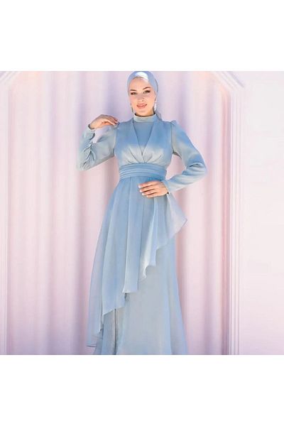 MODA EGE Hijab Evening Dress - Stylish and Comfortable Design
