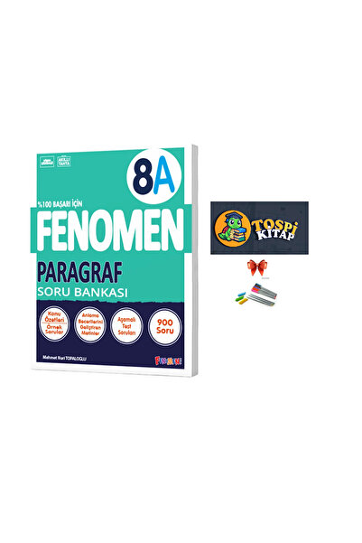 Fenomen Yayıncılık FENOMEN YAYINCILIK 8.SINIF A SERİSİ PARAGRAF  SORU BANKASI
