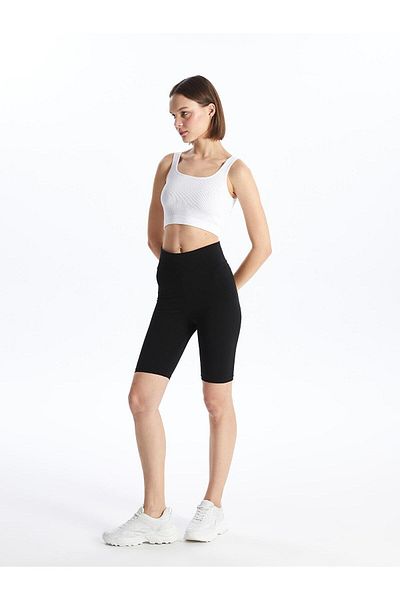 LC Waikiki XSIDE Femei - Pantaloni scurți uni cu talie elastică