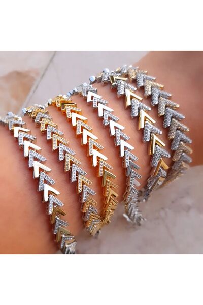 Opia JEWELRY XUPİNG JEVERLY BİLEKLİK GOLD VİP SERİ TAŞLI