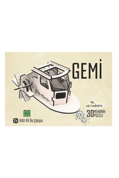 Genel Markalar 3d Mekanik Puzzle Eğitici Oyuncak Gemi