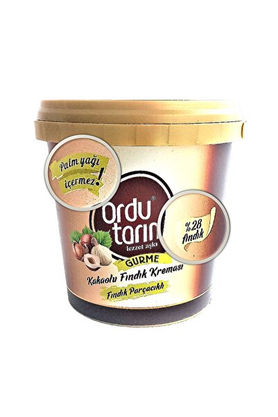 KAKAOLU FINDIK KREMASI 800 GR. (%28 FINDIK) FINDIK PARÇACIKLI