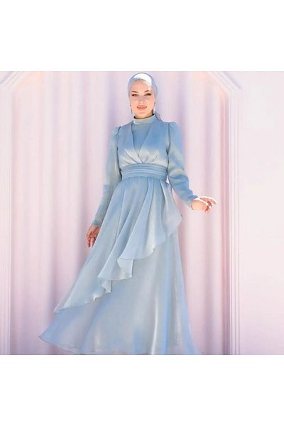 MODA EGE Hijab Evening Dress - Stylish and Comfortable Design
