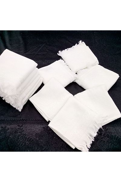 AYHOME Комплект кухненски кърпи с бродерия, 12 части - 50x30 см
