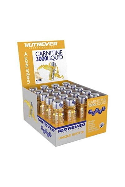 Nutrever L-carnitine 3000 Liquid Limon Aromalı 20 Ampul