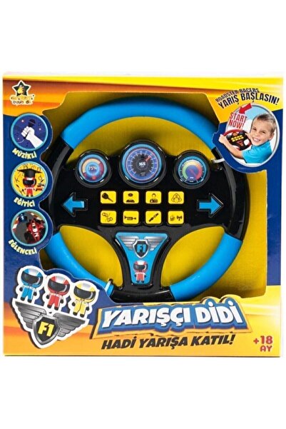 CAN OYUNCAK Türkçe Konuşan Müzikli Direksiyon Korna Çalar Çok Amaçlı Araba Kullanma Deneyimi Verir