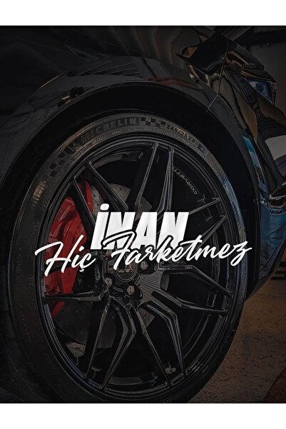 Genel Markalar İnan Hiç Farketmez 20 x 7 Cm Oto Sticker Arka Cam Sticker Oto ...