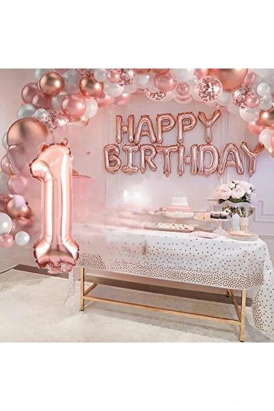 parti hediye sepeti Set de lux pentru petrecerea de aniversare, Rose Gold