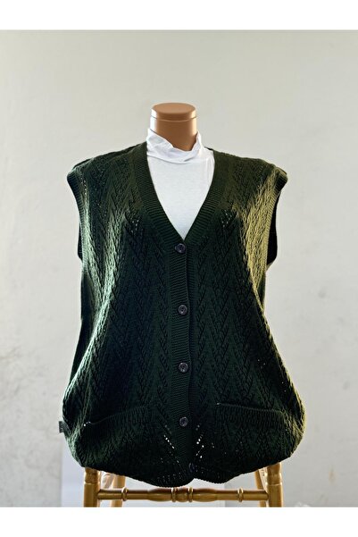 EM&FA TEKSTİL Mother's Vest - Houndstooth Model