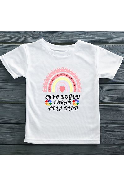 Asilcomkids A fost sora mai mare Tricou pentru fete cu nume inscriptibil