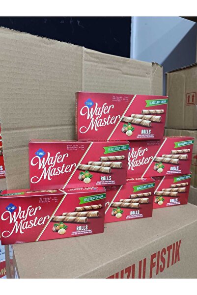 wafer master ÇİZMECİ TİME FINDIKLI RULO GOFRET 65GR 6 ADET