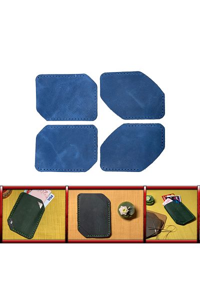 AiryFooT Crazy Leather Hobby - Ready Cut Mini Card Holder Making