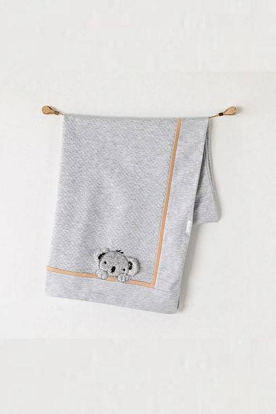 andywawa 23181 Baby Boy Gray Blanket