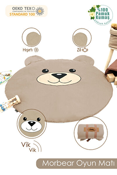 mordesign Bebek/Çocuk Oyun Halısı, Yenidoğan Emekleme Pedi, Aktivite Oyun Mat...