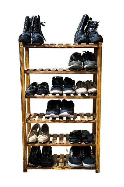 Wooden City Ayakkabılık Ahşap Ayakkabılık Pabuçluk Kundura Rafı Ayakkabı Dolabı Ayakkabı Rafı