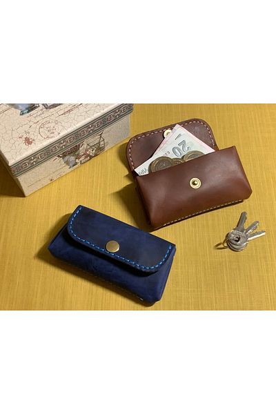 AiryFooT Crazy Leather για Γυναικείο Μικρό Πορτοφόλι - Έτοιμο κομμένο κομμάτι