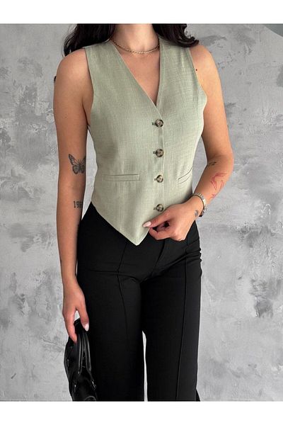Ladyone Women's Flamed Cotton Vest - Lined
