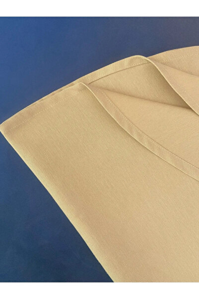 Zeren Home Liquid Resistant Round Care Free Linen Tablecloth Cappuccino