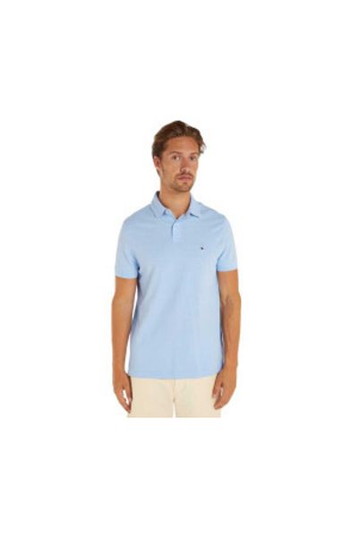 Tommy Hilfiger MW0MW17770 Tričko KINGLY BLUE Polo s výstřihem
