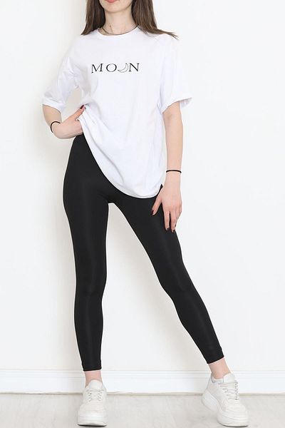 MarDyHome Tricou imprimat cu mânecă dubla alb - 16560.1567
