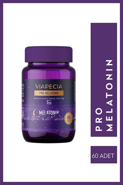 Viapecia Pro-melatonin 3 Mg 60 Tablets For Adults