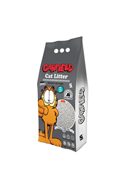 GARFIELD Aktif Karbonlu Bentonit Kedi Kumu 5 Litri