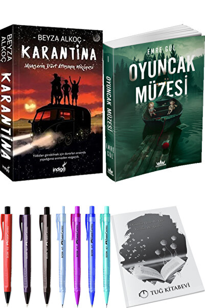 İndigo Kitap Oyuncak Müzesi Emre Gül ve Karantina 1 Beyza Alkoç 2li Set + Hed...