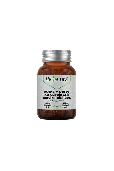VeNatura Coenzyme Q10 And Alpha Lipoic Acid Supplement Food 60 Soft Capsules
