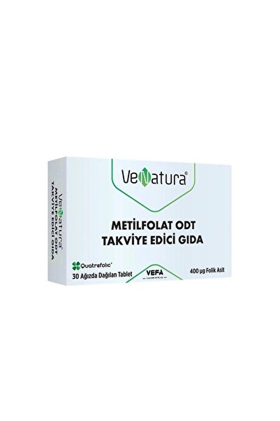 VeNatura Metilfolat Odt Takviye Edici Gıda 30 Ağızda Dağılan Tablet