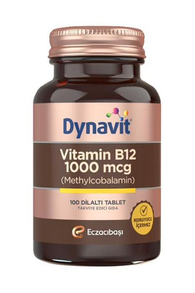 Eczacıbaşı Dynavit Vitamin B12 1000 mcg 100 Tablets